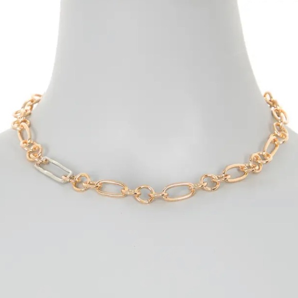 Nordstrom Jewelry - 🌟5 for $15🌟 NWOT Rectangle Link Collar Necklace